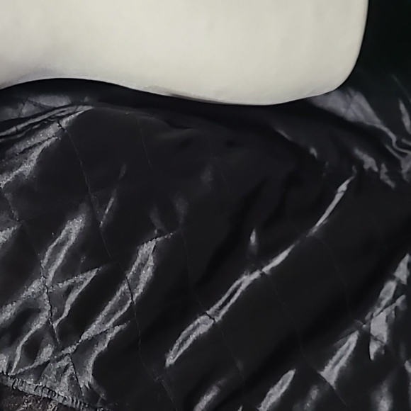 Flashback Vintage Embroidered Faux Fur Black Coat Jacket Size L - Picture 6 of 15